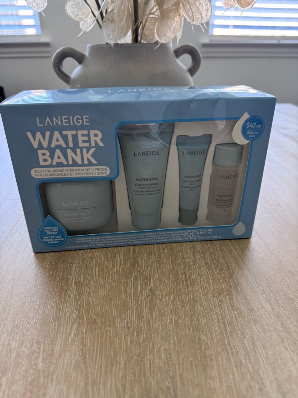 New LANEIGE Water Bank Hyaluronic Hydration Set
